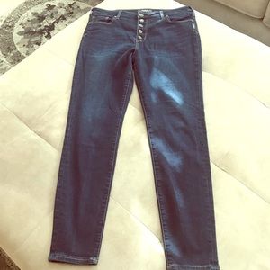 Silver Skinny Jeans